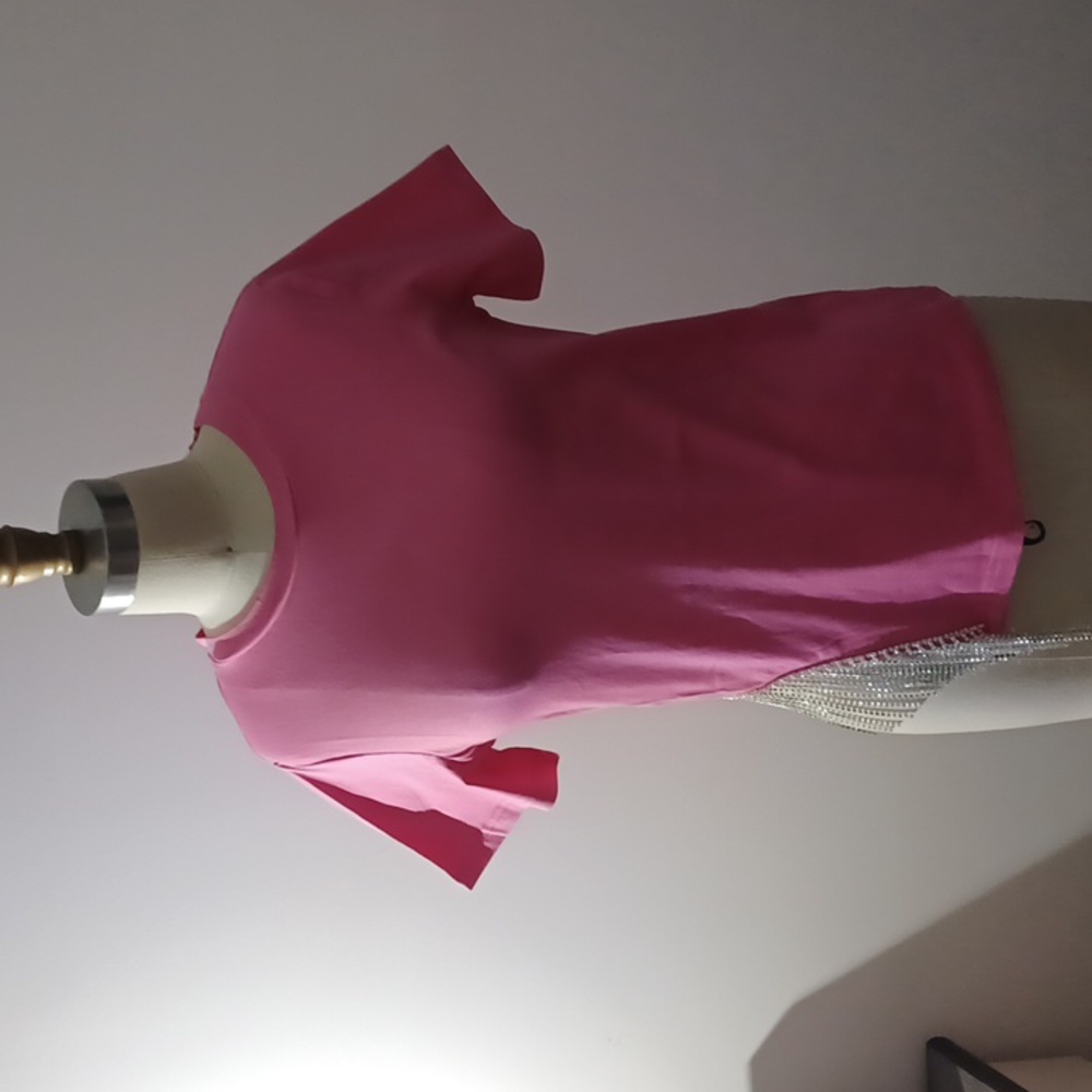 NEW N1 LOS ANGELES PINK RHINESTONE TSHIRT SZ MEDIUM